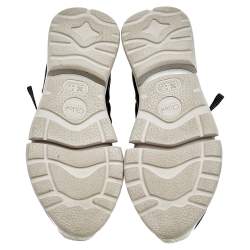 Pre Owned Chloe Multicolor Mesh And Suede Sonnie Low Top Sneakers Size 38