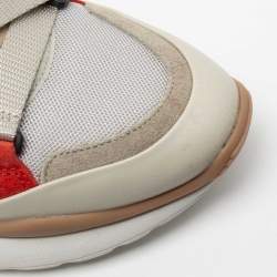 Pre Owned Chloe Multicolor Suede And Fabric Sonnie Low Top Sneakers Size 40