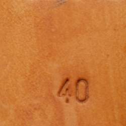 Pre Owned Chloe Beige Leather Lauren Scallop Trim Pumps Size 40