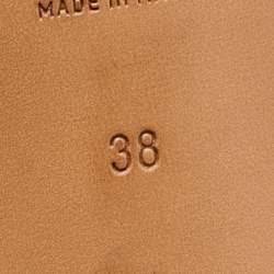 Pre Owned Chloé Black Velvet Loafer Pumps Size 38