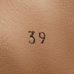 Pre Owned Chloe Tricolor Suede and Mesh Sonnie Sneakers Size 39