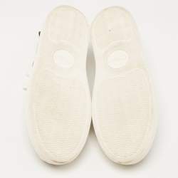 Pre Owned Chloe Brown Lace and Leather Lauren Sneakers Size 39