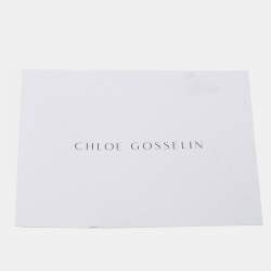 Pre Owned Chloe Black Leather Lace Up Ankle Booties Size 39