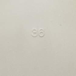 Pre Owned Chloe Cream Lace And Leather Lauren Lace Up Sneakers Size 36