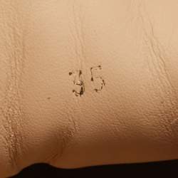 Pre Owned Chloe Tricolor Suede and Canvas Sonnie Sneakers Size 35