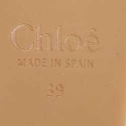 Pre Owned Chloe Black Suede Espadrille Wedge Slingback Ankle Tie Pumps Size 39