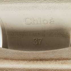 Chloe Grey Rubber Betty Rain Boots Size 37