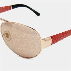 Chopard Rose Gold Limited Edition SCH 9940 Aviators Sunglasses