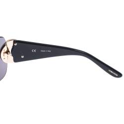 Chopard Black SCH939S Embellished Shield Sunglasses