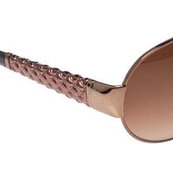 Pre Owned Chopard Brown SCH994 Aviator Gradient Sunglasses