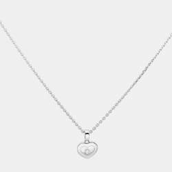 Chopard Happy Diamonds Icons 18k White Gold Pendant Necklace