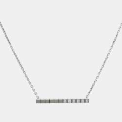 Chopard Ice Cube Diamonds 18k White Gold Necklace
