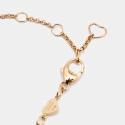 Chopard Happy Hearts Mother of Pearl Diamond 18k Rose Gold Bracelet