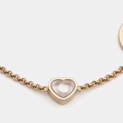 Chopard Happy Hearts Diamond 18k Rose Gold Bracelet