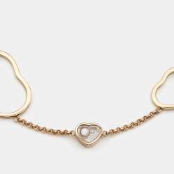 Chopard Happy Hearts Diamond 18k Rose Gold Bracelet