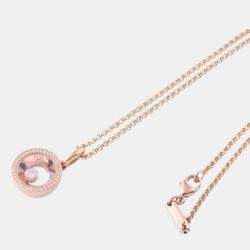 Chopard Happy Diamonds Icon 18K Rose Gold Diamond Necklace