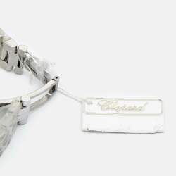 Chopard Green Stainless Steel Diamond Happy Sport 278590-3013 Women's Wristwatch 30 mm