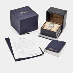Chopard Green Stainless Steel Diamond Happy Sport 278590-3013 Women's Wristwatch 30 mm
