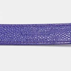Chopard Purple Textured Leather Miss Happy Belt 115CM