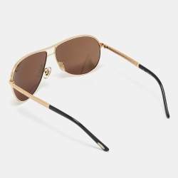 Chopard Gold Mirrored SCH A10 Aviators Sunglasses