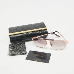 Pre Owned Chopard Purple SCH870S Aviator Sunglasses