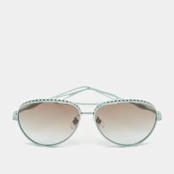 Pre Owned Chopard Blue Gradient SCHC86 0844  Aviators Sunglasses