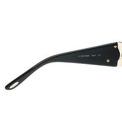 Chopard Black SCH939S Embellished Shield Sunglasses