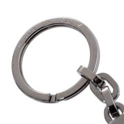 Chopard Silver Tone Logo Key Ring