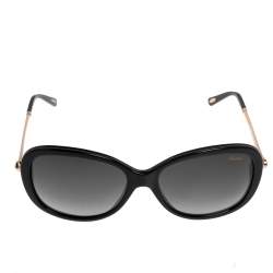Chopard Gold Tone/Black SCH090S Square Gradient Sunglasses