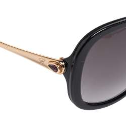 Chopard Gold Tone/Black SCH090S Square Gradient Sunglasses