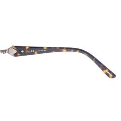 Pre Owned Chopard Brown Havana Crystal Embellished / Brown Gradient SCH 997S Aviator Sunglasses