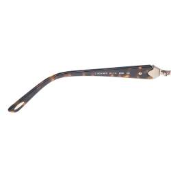 Pre Owned Chopard Brown Havana Crystal Embellished / Brown Gradient SCH 997S Aviator Sunglasses