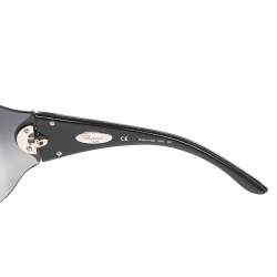 Pre Owned Chopard Silver Crystal Emellished SCH 883S Shield Sunglasses