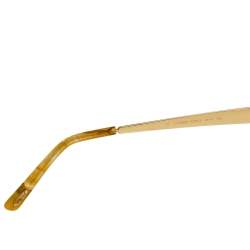 Chopard Crystal Embedded Gold Tone/Brown Gradient 996-S Aviator Sunglasses