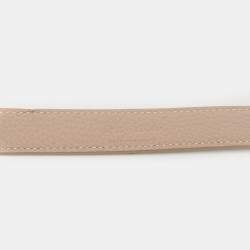 Chopard Old Rose Leather Slim Belt 100CM