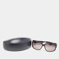 Chopard Black Gradient SCH042S Crystals Embellished Rectangular Sunglasses