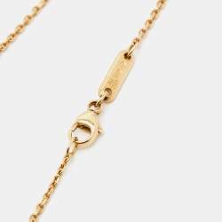 Pre Owned Chopard Happy Diamonds 18k Yellow Gold Necklace