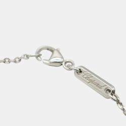 Chopard 18KT White Gold Happy Diamonds Pendant in 0.39 CTW