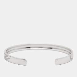 Chopard Chopardissimo Diamond 18k White Open Cuff Bracelet M