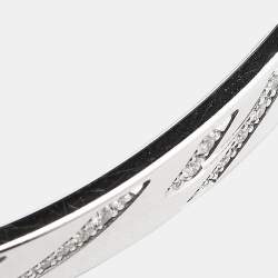 Chopard Chopardissimo Diamond 18k White Open Cuff Bracelet M