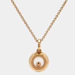 Chopard  Happy Diamonds 18k Rose Gold Necklace