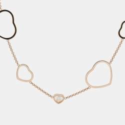 Chopard Happy Hearts Diamond 18k Rose Gold Bracelet