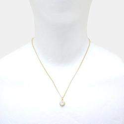 مملوكة مسبقًا Chopard 18K Yellow Gold and Diamond Happy Diamonds Heart Pendant Necklace