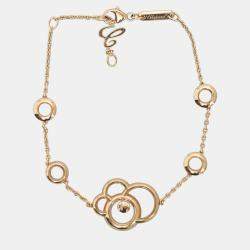 Chopard 18K Rose Gold and DiamondHappy Dreams Bracelet