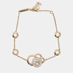 Chopard 18K Rose Gold and DiamondHappy Dreams Bracelet