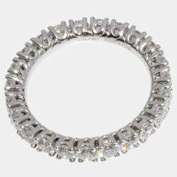 Chopard 18K White Gold and Diamond Band Ring EU 50