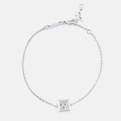 Chopard Happy Curves Diamonds 18k White Gold Bracelet