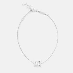 Chopard Happy Curves Diamonds 18k White Gold Bracelet
