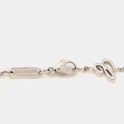 Chopard Happy Curves Diamonds 18k White Gold Bracelet