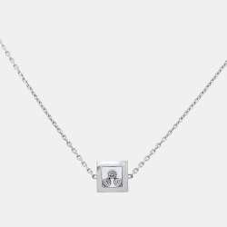 Chopard Happy Curves Diamonds 18k White Gold Bracelet